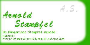 arnold stampfel business card